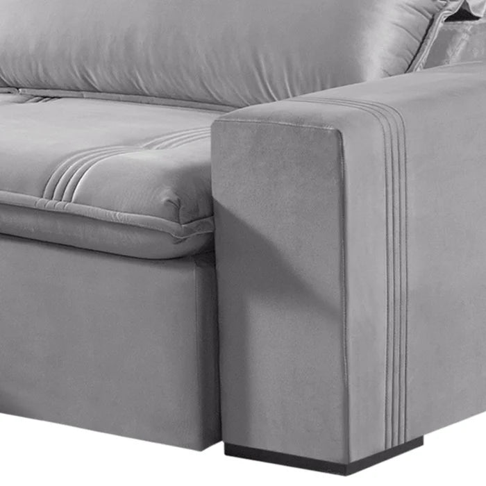 Estofado Hanover New - 2,90m - Cinza L