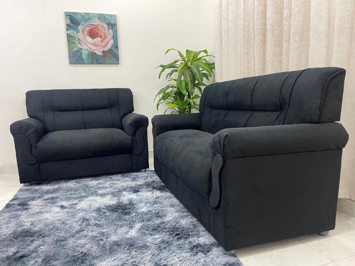 Conjunto de Sofá 2 x 3 lugares REF 5014 - Preto E