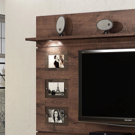 Home Suspenso Interativo Tv 60'' (Com LED) - Castanho