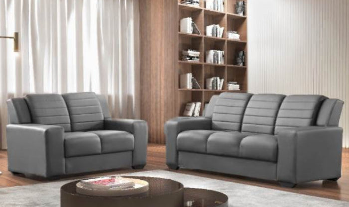 Conj Estofado 270 2x3Lg Veludo Grafite EN