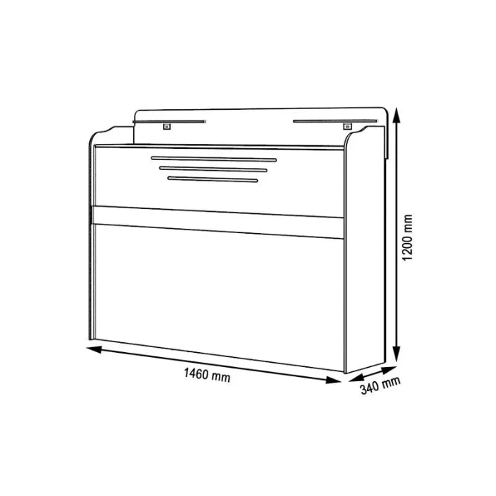 Cabeceira Queen Julia Branco EN