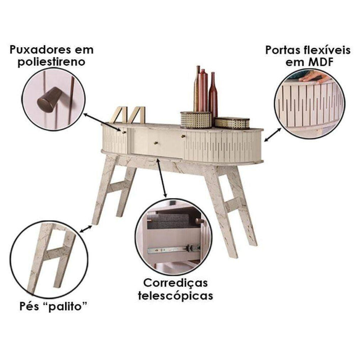 Aparador Estoril Calacata.Off White EN