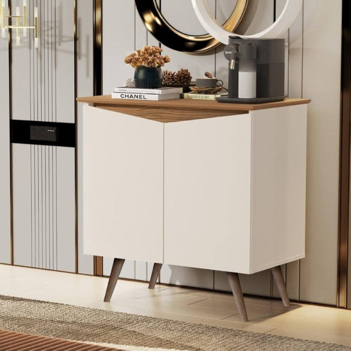 Buffet Aparador Encanto 2 Portas Off White Freijo EN