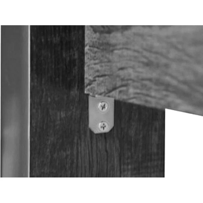 Cama Primícia Plus 100% MDF (Solteiro 0,88cm) - Cinamomo/Grafite L