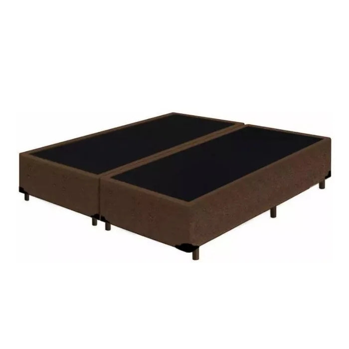 Base King Bipartida Suede Marrom EN