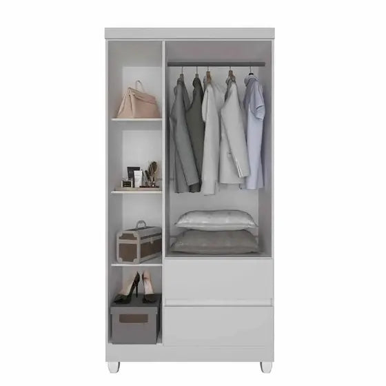 Roupeiro Dubai Plus (Lisboa) - 3 Portas - Branco L