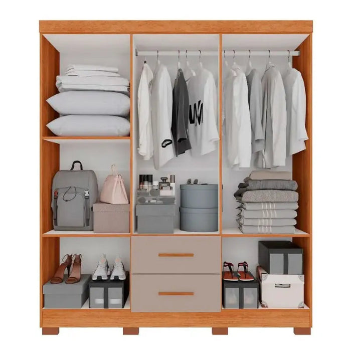 Roupeiro Estrela com Pes Cinamomo.Off White EN