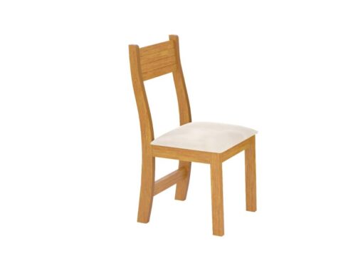 Mesa de Jantar Slin + 4 Cadeiras - Mel /Off White L