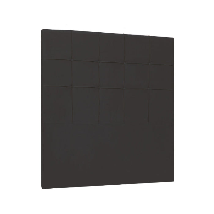 Cabeceira Atlanta Solteiro 0,88 - (Corino) - Preto