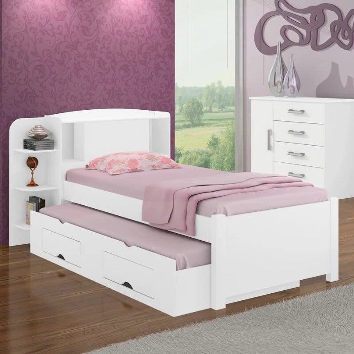 Cama Solteiro Milenio Plus Branco EN