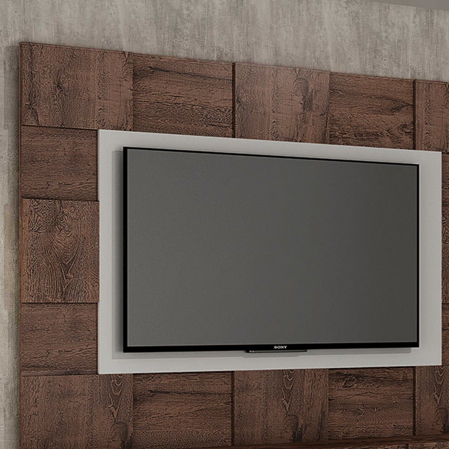 Home Suspenso Caeté Tv 60'' - Castanho/Off White