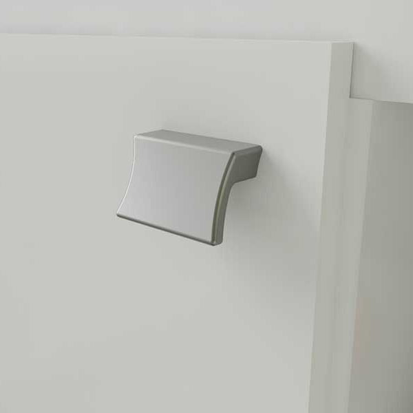 Gabinete de Banheiro Lotus 100% MDF - Com Cuba + Espelho - Branco/Preto