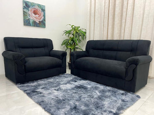 Conjunto de Sofá 2 x 3 lugares REF 5014 - Preto E