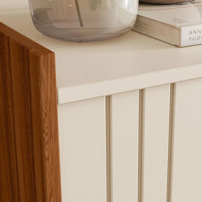 Rack Bancada New Austin 1,36 cm 50" - Pérola Metaliz/Cinamomo Mel EN