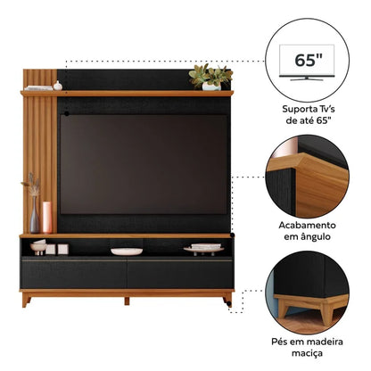 Home NT 1365 - 1,63 cm -65'' - Preto/Freijó EN