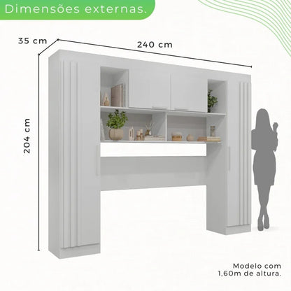 Modulado Apolo (Casal 1,38 cm) - Branco S