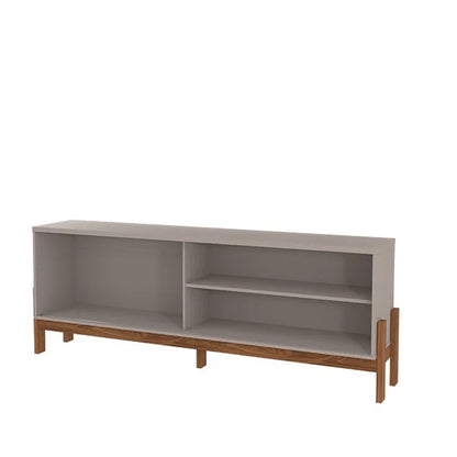 Rack Bancada New Aurora 1,88 cm 75" - Grigio Fosco/Cinamomo Mel EN