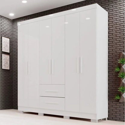 Roupeiro Estrela com Pes Branco EN