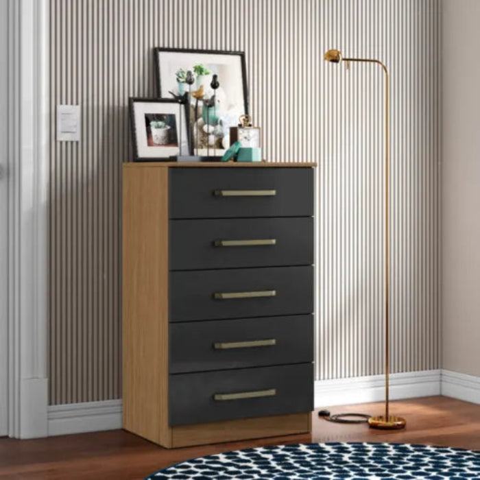 Comoda 5 Gavetas Atacama.Grafite EN