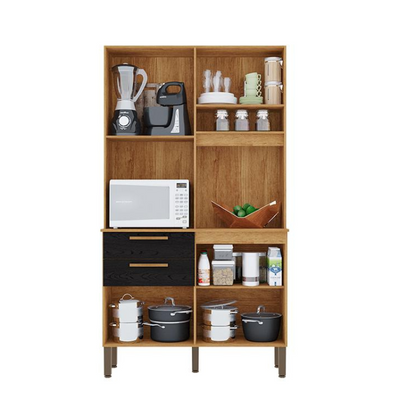 Kit Cozinha Dubai Cinamomo.Preto EN