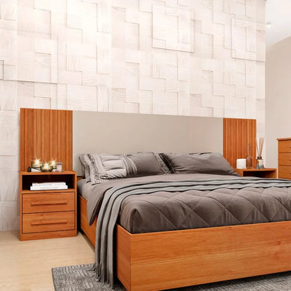 Painel Box Casal.Queen Montserrat.Barcelona Cinaomo Off White EN