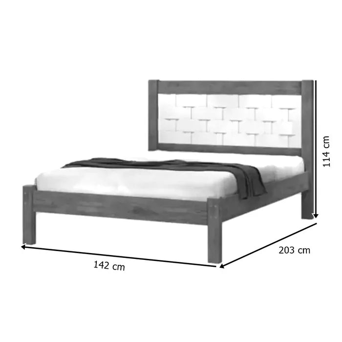 Cama Casal Laila Branco.Branco EN