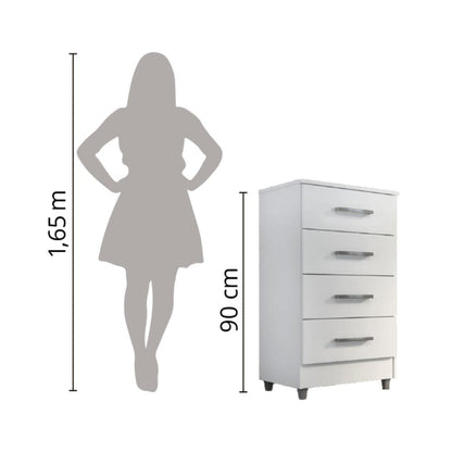 Comoda Flavia Branco EN