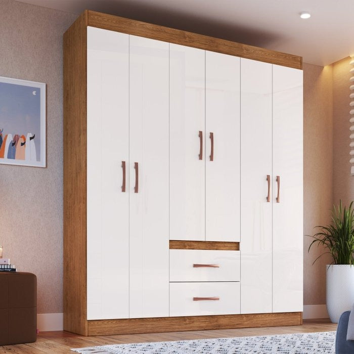 Roupeiro Montivideu Off White Nogueira EN 2