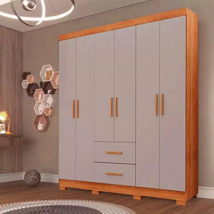 Roupeiro Estrela com Pes Cinamomo.Off White EN