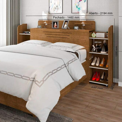 Cabeceira Queen Julia Malbek EN