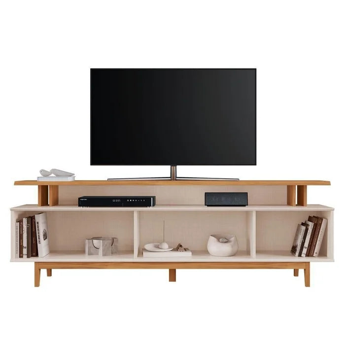 Bancada NT 1385 1,80 cm 75'' - Off White/Freijó EN