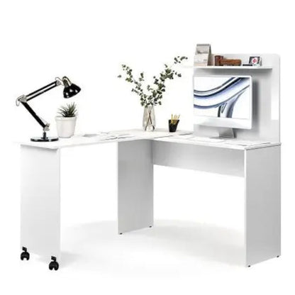 Escrivaninha em L Branco EN