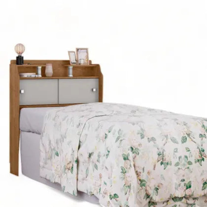 Cabeceira Solteiro Elisa Chocolate.Amarula Flex  EN