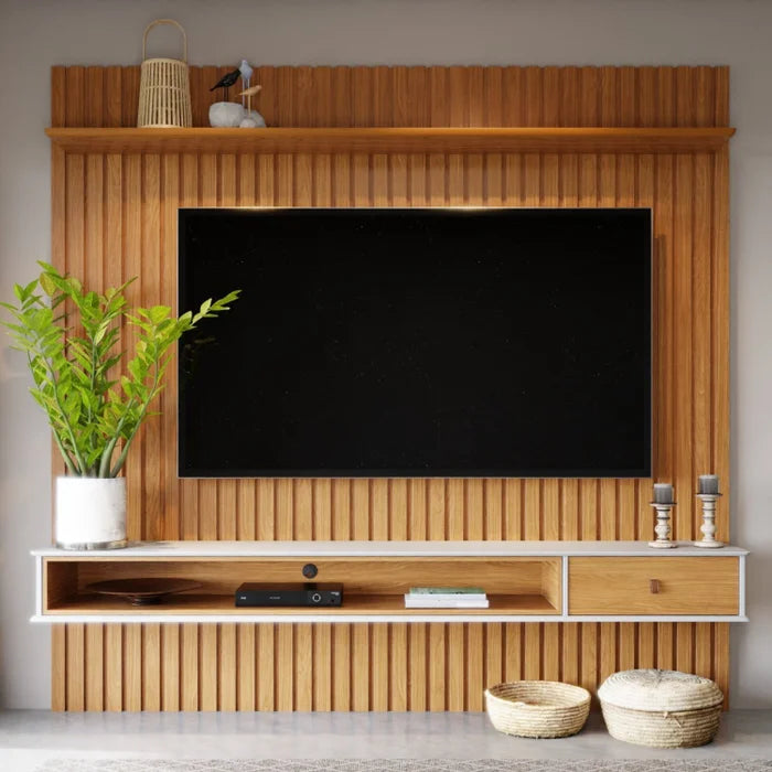 Home Detroid 1,60 cm - Tv 65'' - Off White/Nature EN