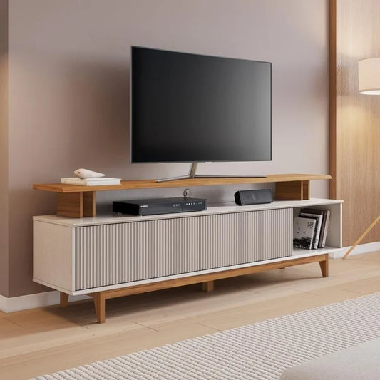 Bancada NT 1385 1,80 cm 75'' - Off White/Freijó EN