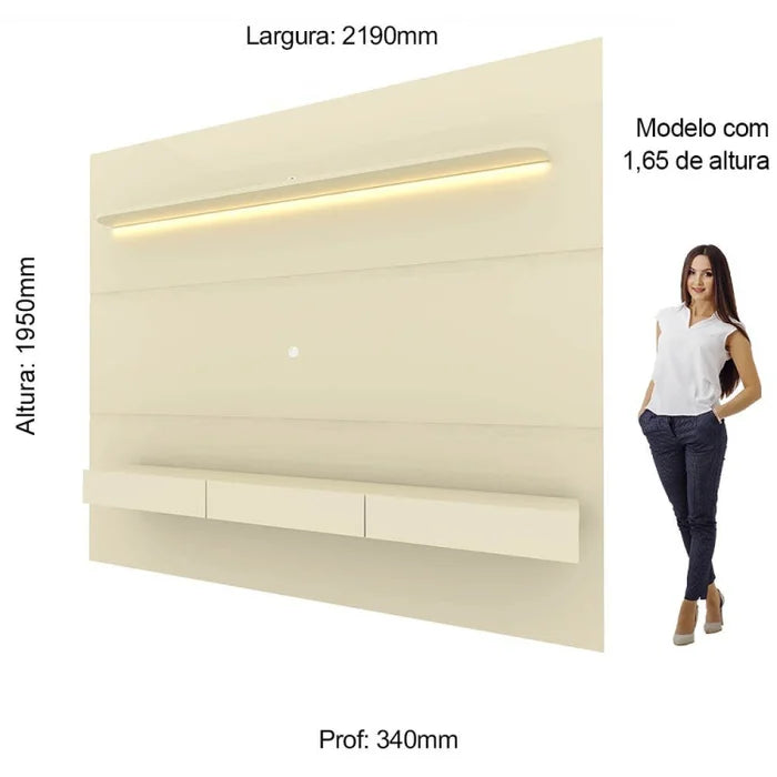 Home Royal 85'' - COM LED - Off White EN