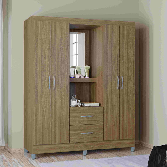 Roupeiro Capelinha Cordoba 4P2G Castanho EN