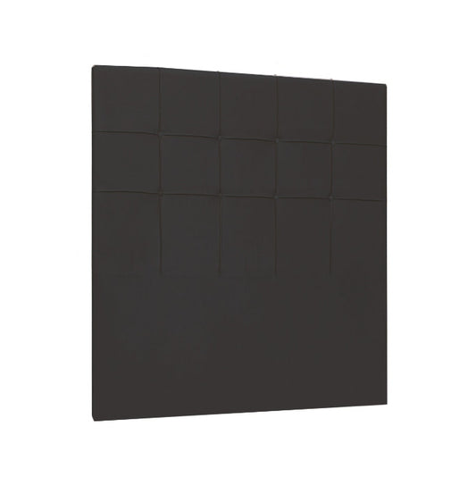 Cabeceira Atlanta Solteiro 0,88 - (Corino) - Preto