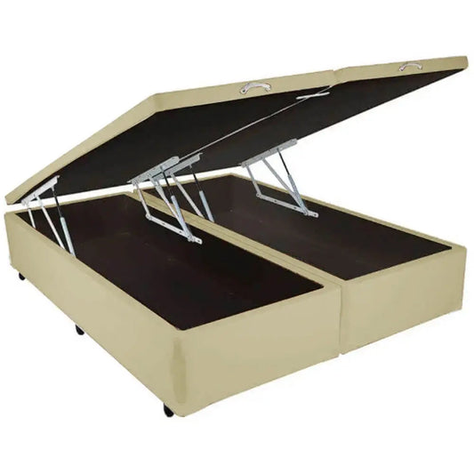 Base Bau Casal Bipartida Corino Bege EN