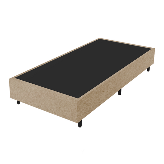 Base Solteiro SUEDE Bege EN