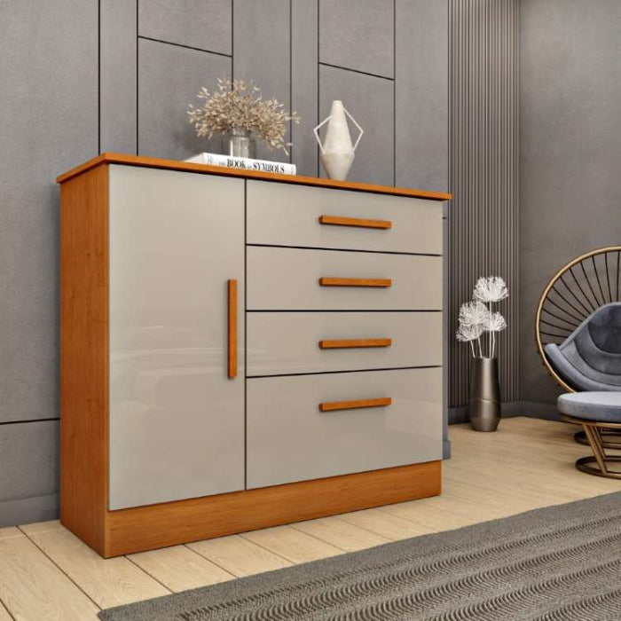 Comoda Berlim.Chicago 4G1P Cinamomo.Off White EN