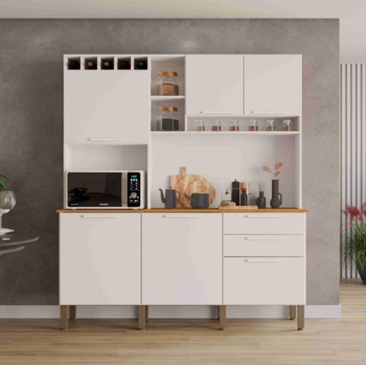 Kit Cozinha New Topazio 6P2G Branco EN