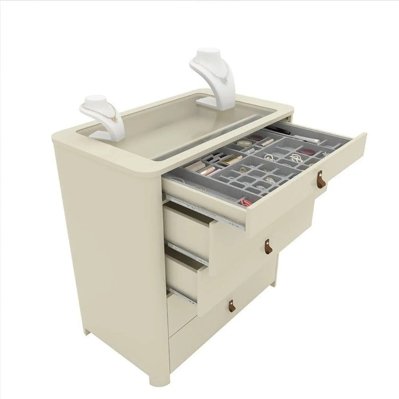 Cômoda Ilha Innova 100% MDF - Off White EN