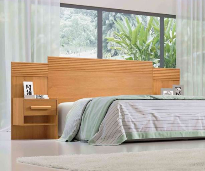 Cabeceira Queen Marselha Cinamomo Dt Ripado EN