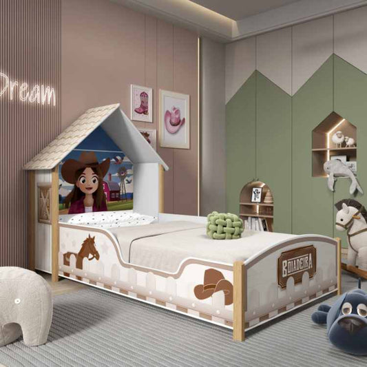 Cama Infantil Boiadeira 90 Branco EN