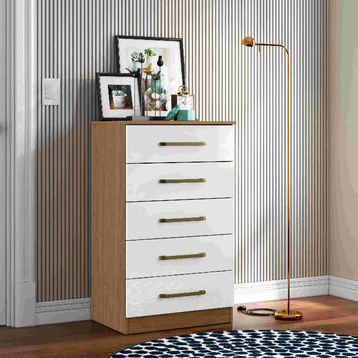 Comoda 5 Gavetas Atacama.Off White EN