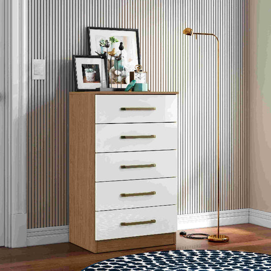 Comoda 5 Gavetas Atacama.Off White EN