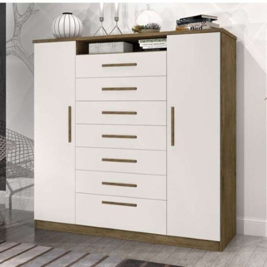 Comoda Roupeiro Mega 2P7G1N Jequitiba.Off White EN