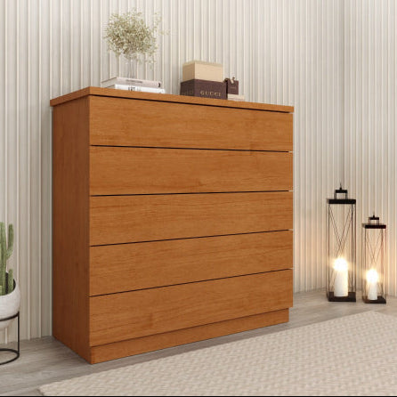 Cômoda Everest Premium 5 Gavetas - Cinamomo EN