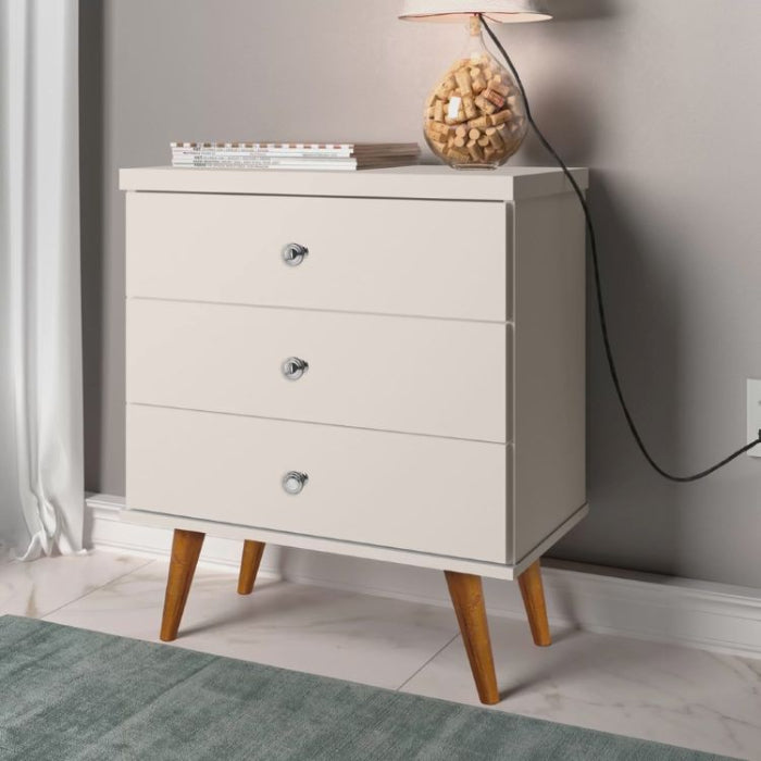 Mesa de Cabeceira Status Off White EN